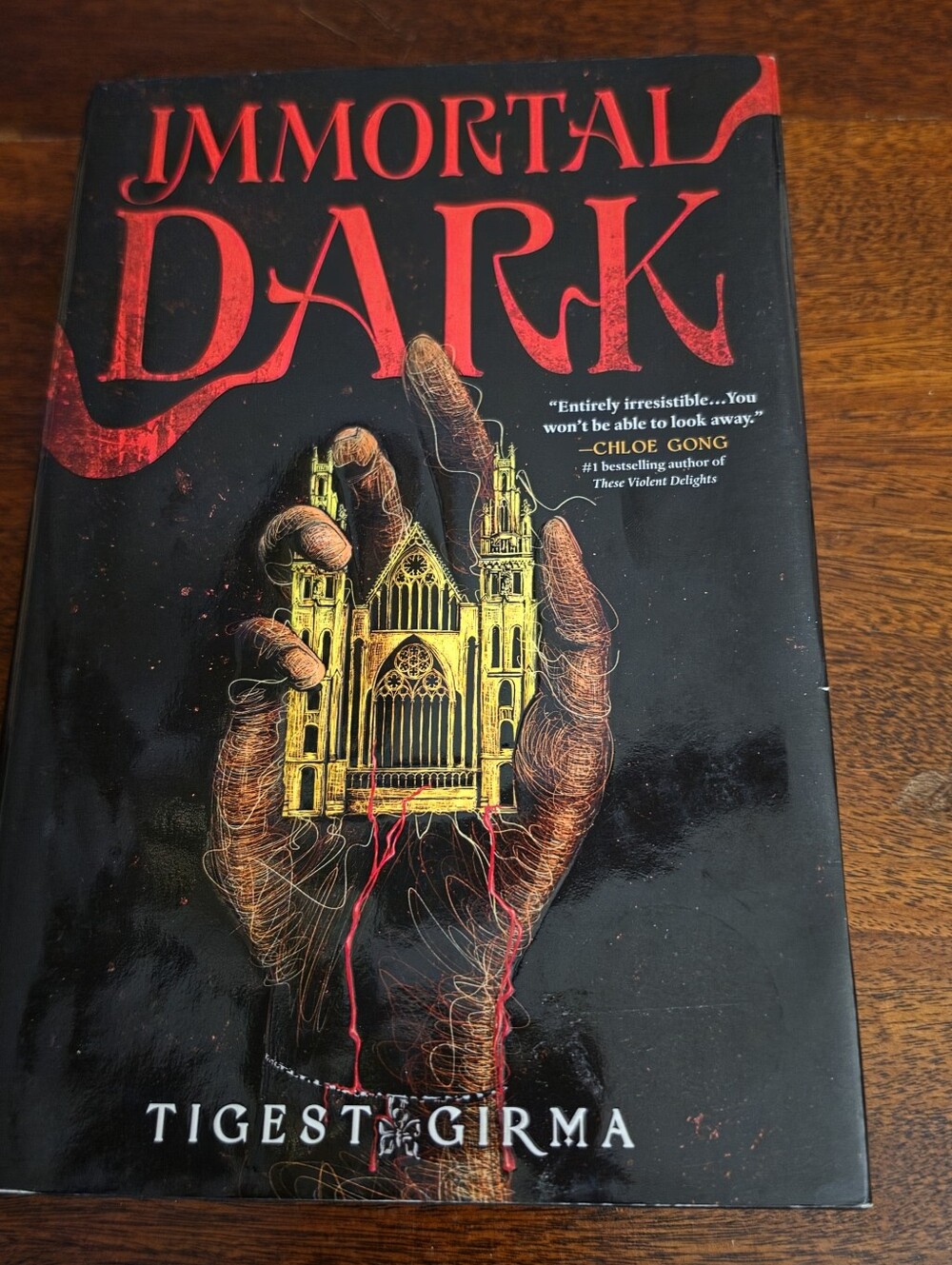 Immortal Dark by Tigest Girma Hardcover Book